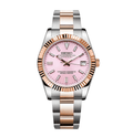 Seiko Mod Datejust Twotone Pink - Watches By Cody