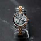 Seiko Mod Datejust Twotone Wimbledon - Watches By Cody