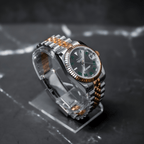 Seiko Mod Datejust Twotone Wimbledon - Watches By Cody