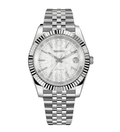 Seiko Mod Datejust White Mosaic - Watches By Cody