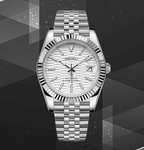 Seiko Mod Datejust White Motif - Watches By Cody