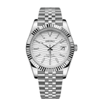Seiko Mod Datejust White Motif - Watches By Cody