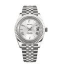 Seiko Mod Datejust White Roman - Watches By Cody
