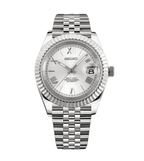 Seiko Mod Datejust White Roman - Watches By Cody