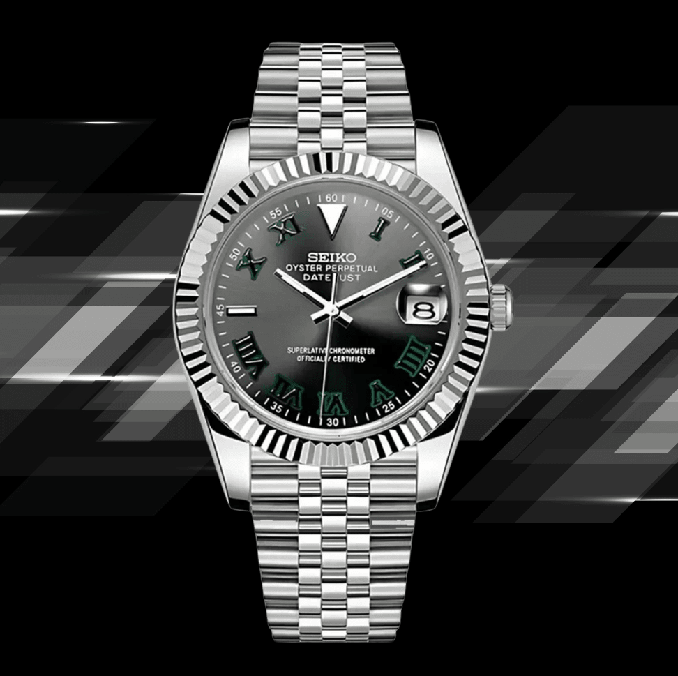 Seiko Mod Datejust Wimbledon - Watches By Cody