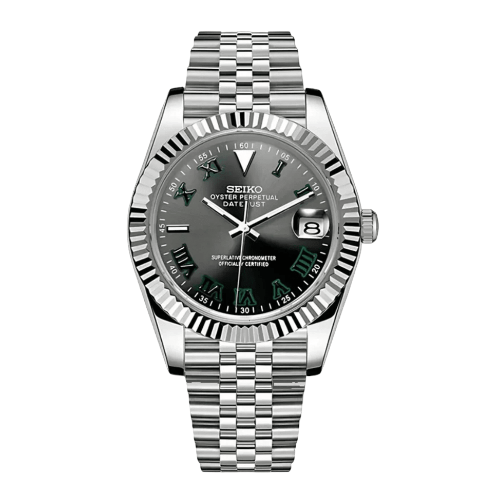 Seiko Mod Datejust Wimbledon - Watches By Cody