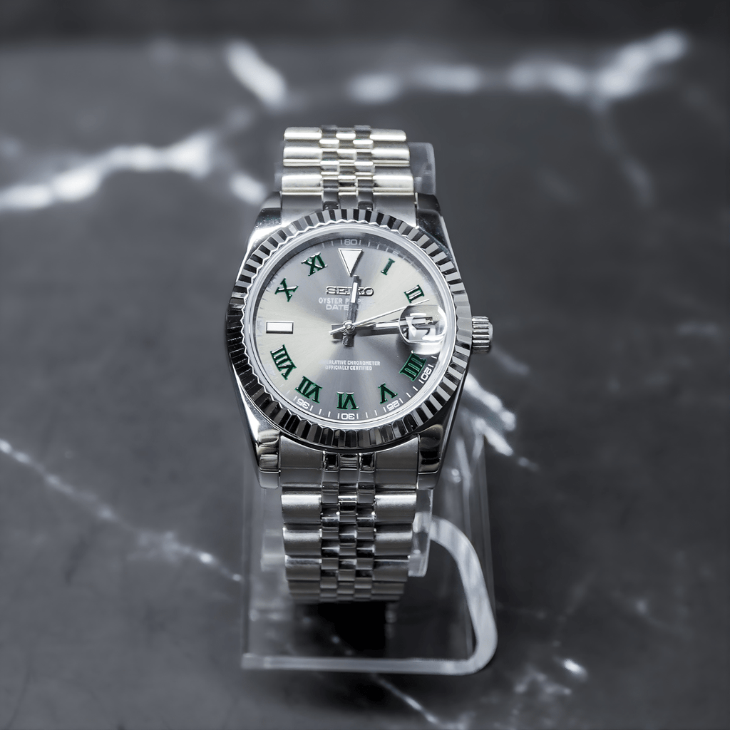 Seiko Mod Datejust Wimbledon - Watches By Cody