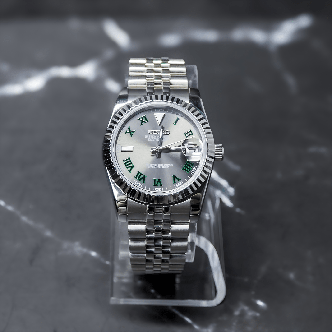 Seiko Mod Datejust Wimbledon - Watches By Cody