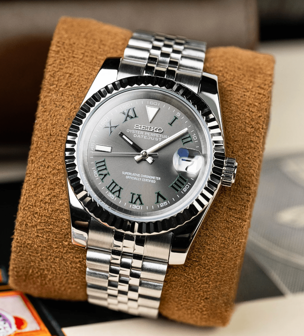 Seiko Mod Datejust Wimbledon - Watches By Cody