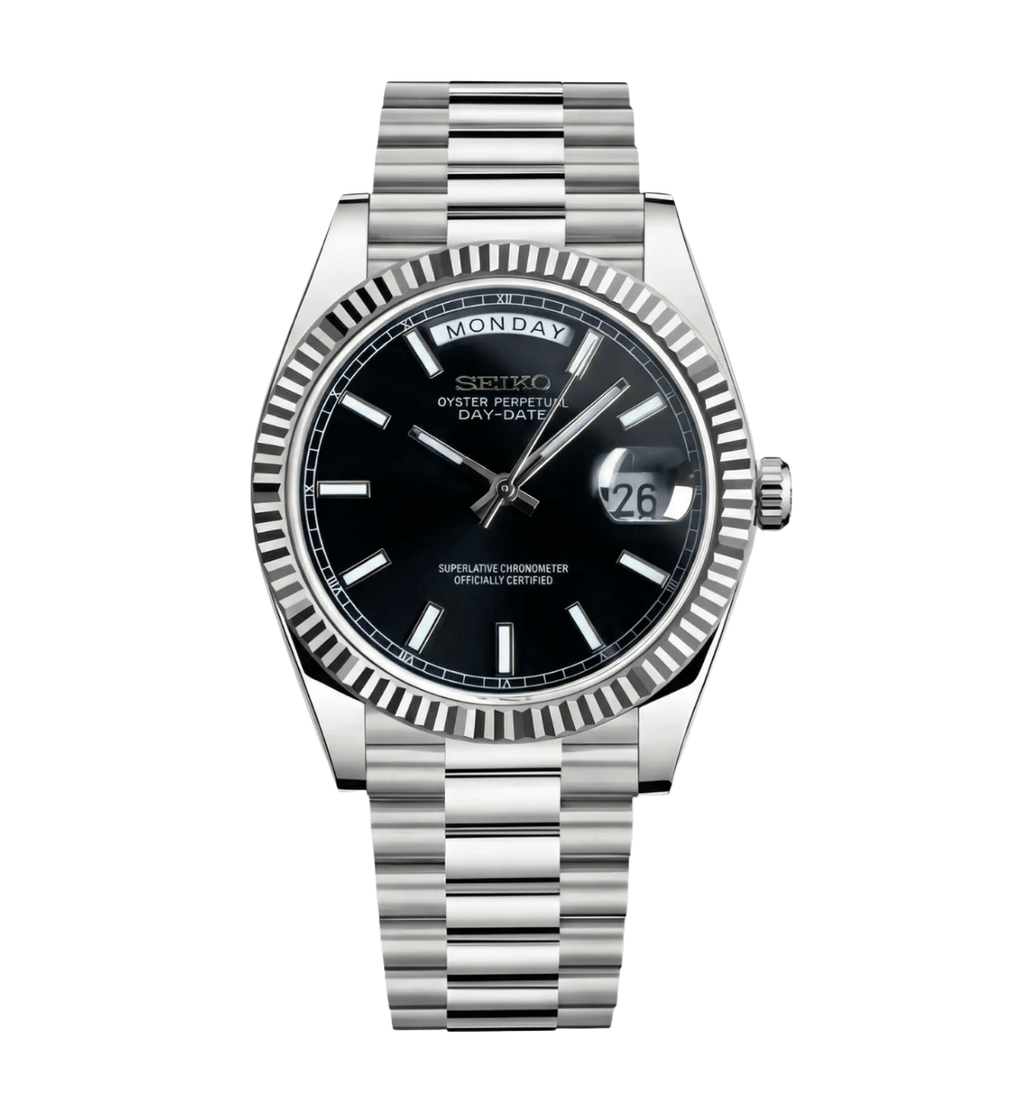 Seiko Mod Day - Date Black - Watches By Cody