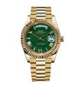 Seiko Mod Day - Date Gold Green Roman - Watches By Cody