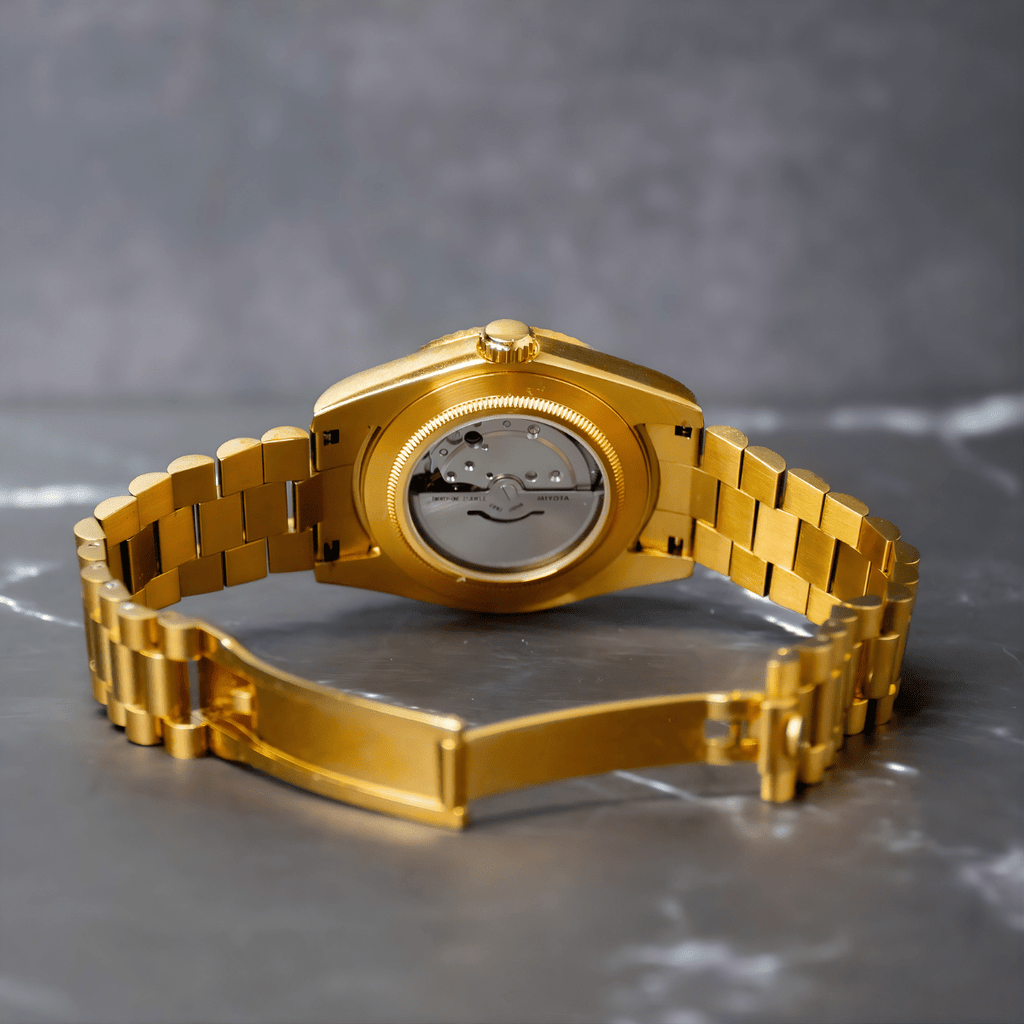 Seiko Mod Day - Date Gold White - Watches By Cody