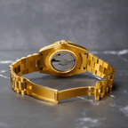Seiko Mod Day - Date Gold White - Watches By Cody