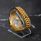 Seiko Mod Day - Date Gold White - Watches By Cody