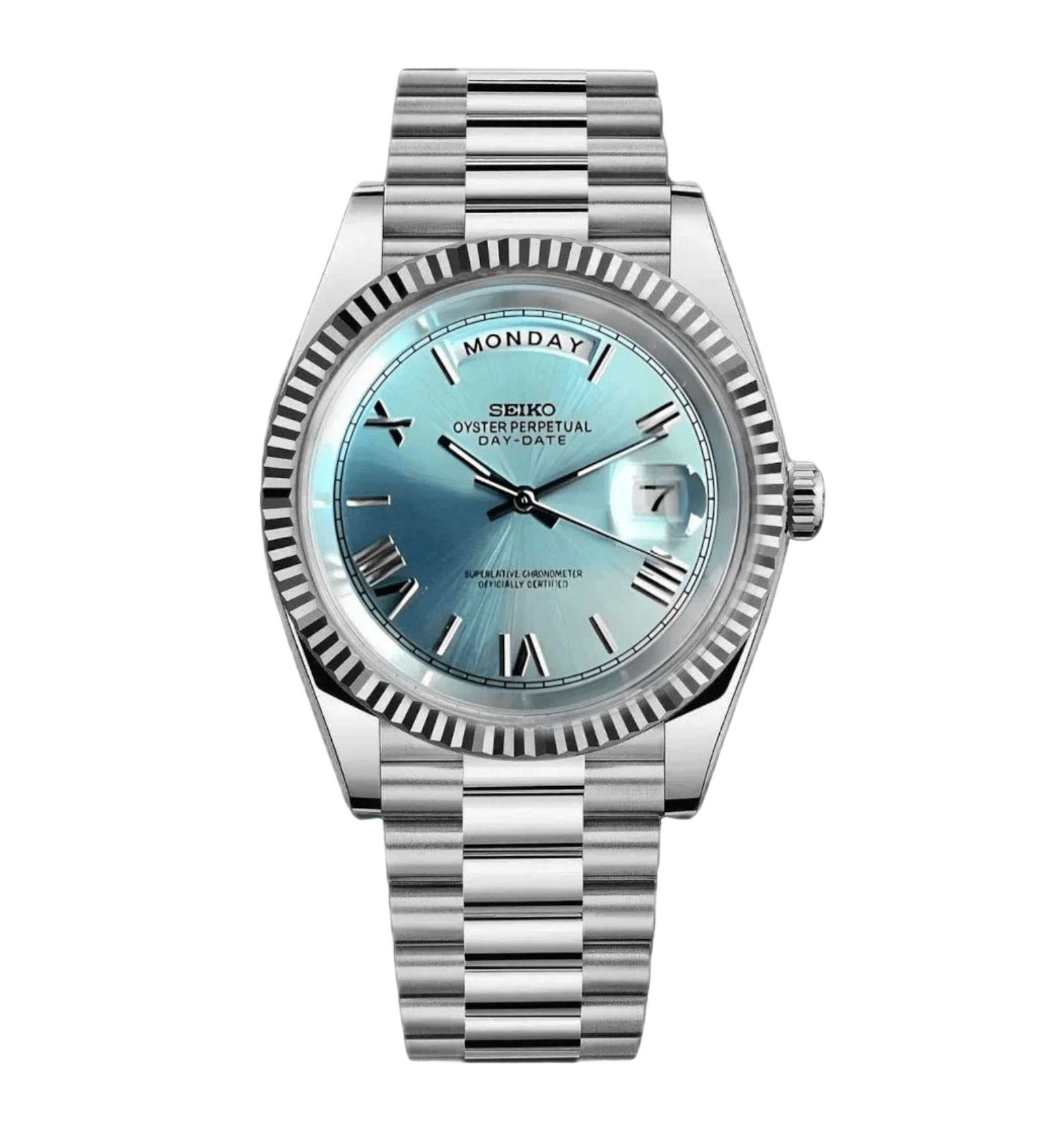 Seiko Mod Day - Date Roman Tiffany - Watches By Cody