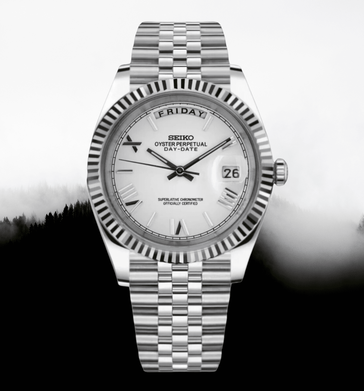 Seiko Mod Day - Date White - Watches By Cody