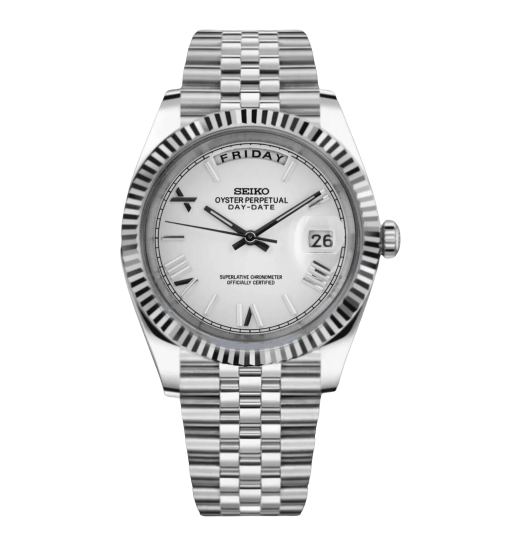 Seiko Mod Day - Date White - Watches By Cody