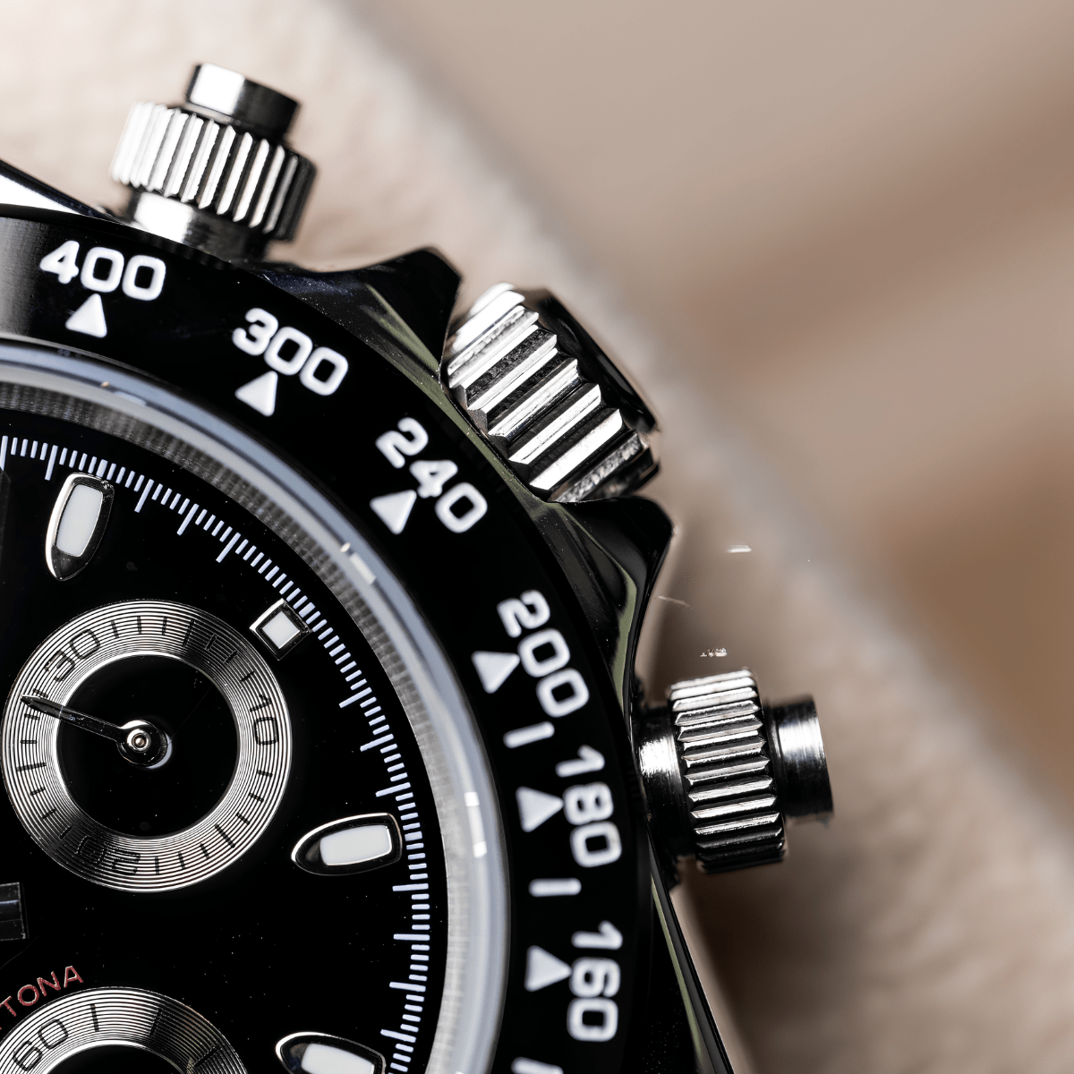Seiko Mod Daytona Black - Watches By Cody