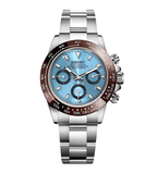 Seiko Mod Daytona Brown Blue - Watches By Cody