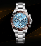 Seiko Mod Daytona Brown Blue - Watches By Cody