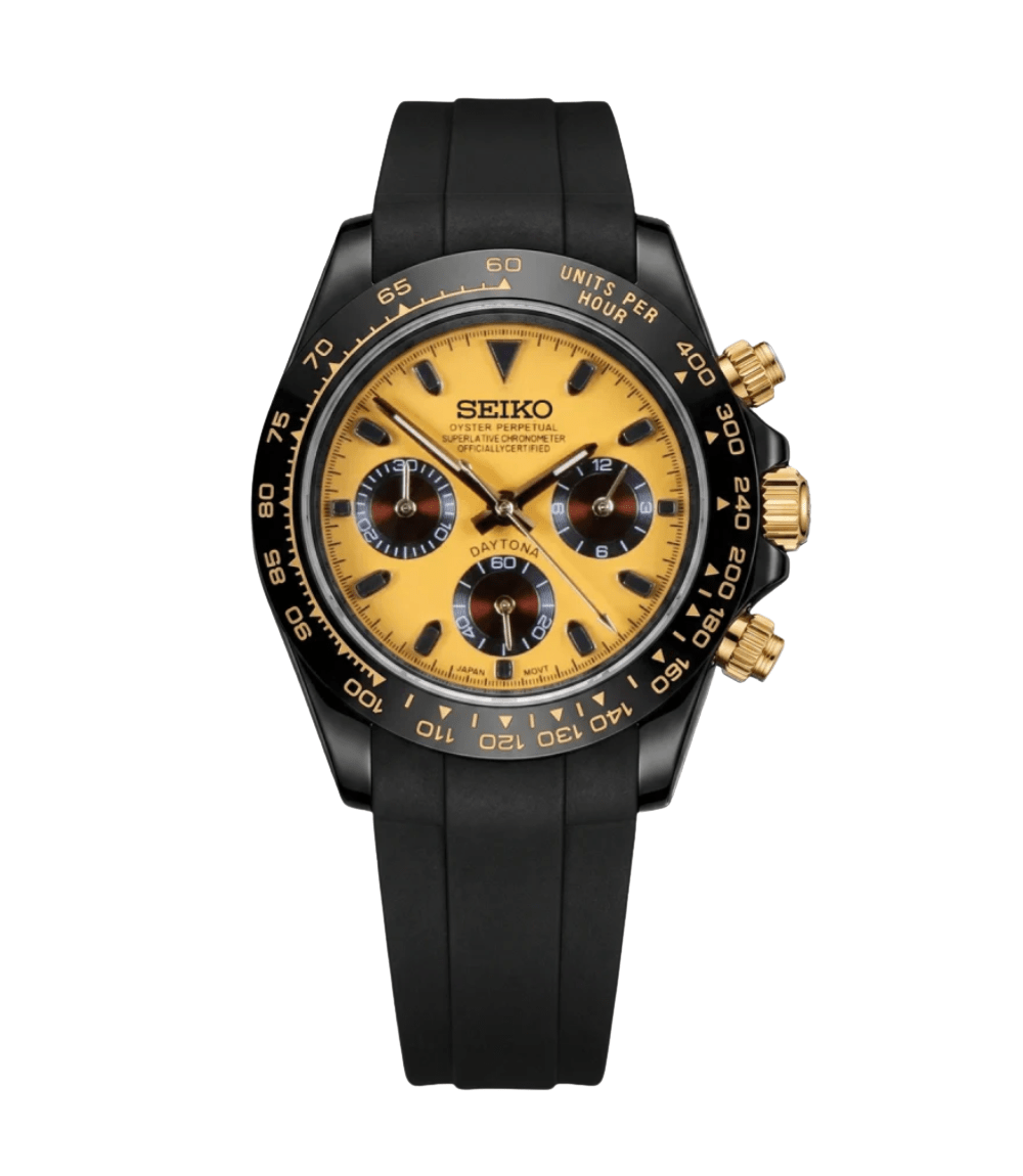 Seiko Mod Daytona Bumblebee - Watches By Cody
