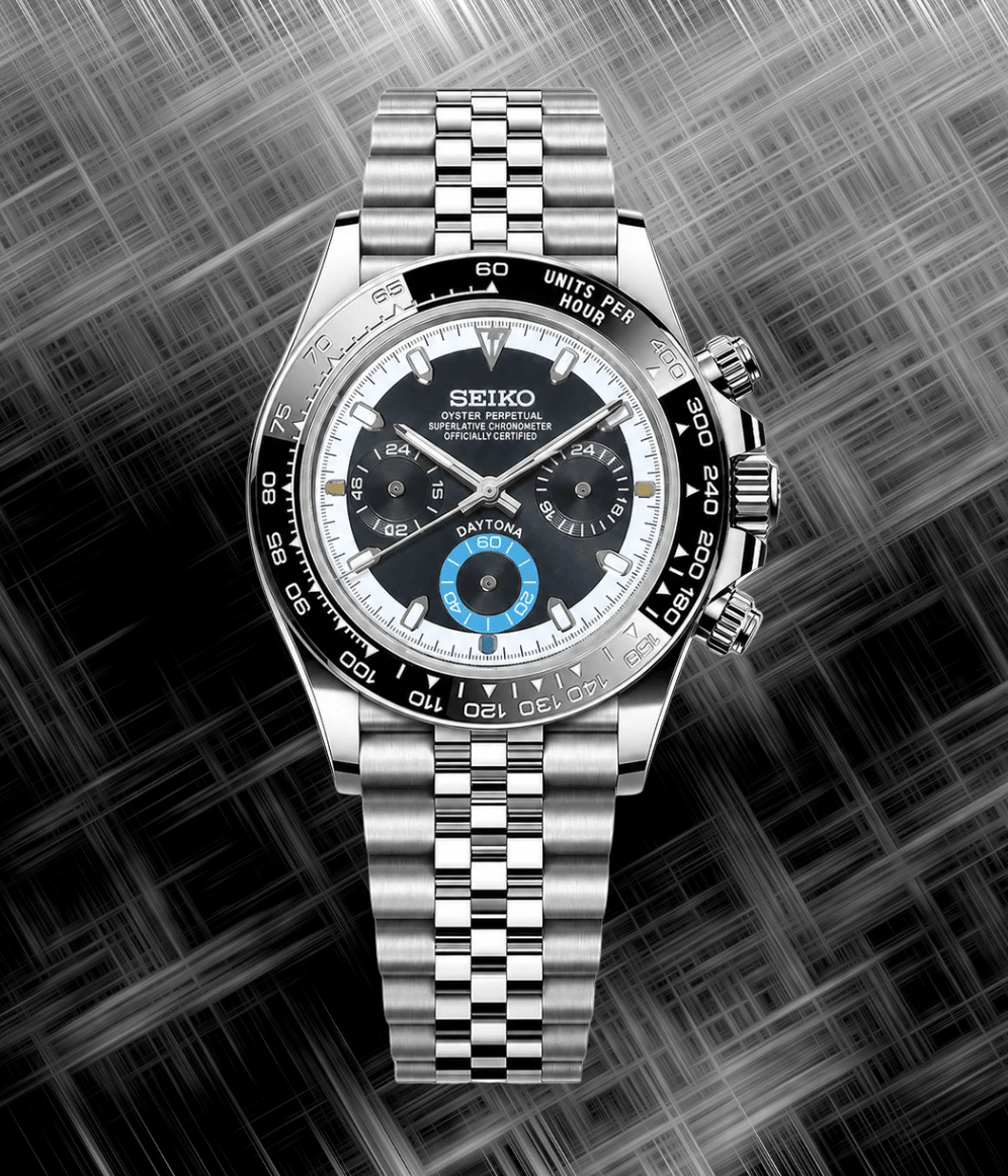 Seiko Mod Daytona Dark Racing - Watches By Cody