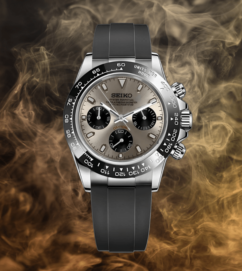 Seiko Mod Daytona Ghost - Watches By Cody