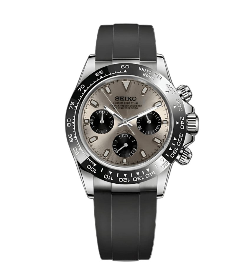Seiko Mod Daytona Ghost - Watches By Cody