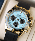 Seiko Mod Daytona Gold Tiffany - Watches By Cody