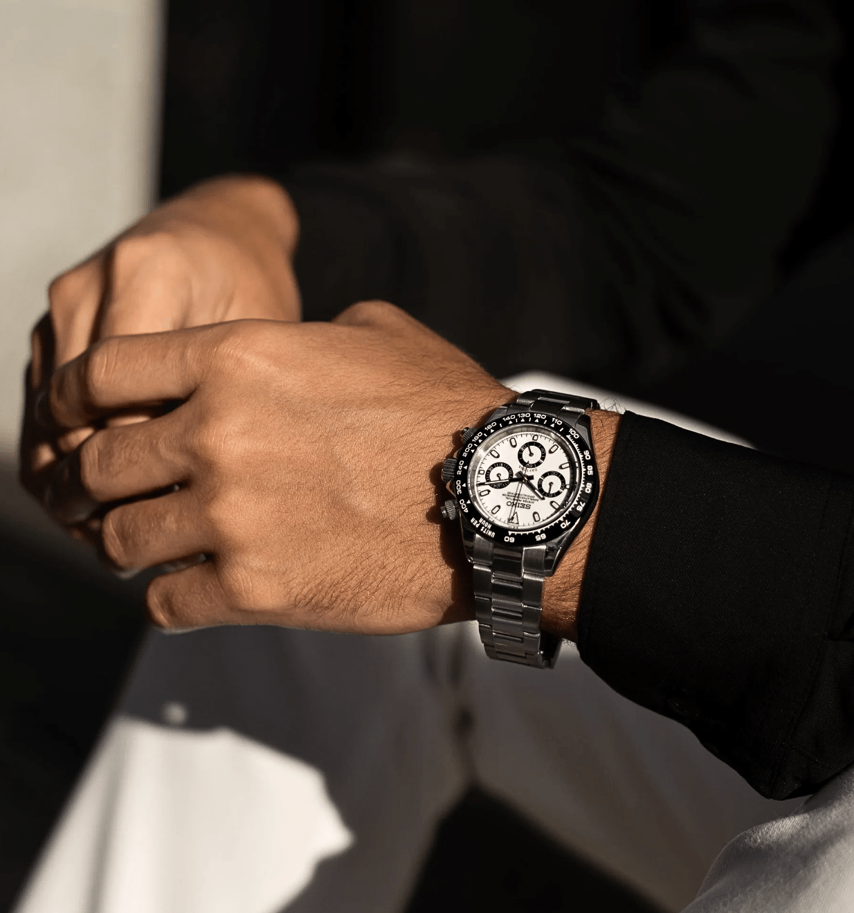 Seiko Mod Daytona Panda - Watches By Cody