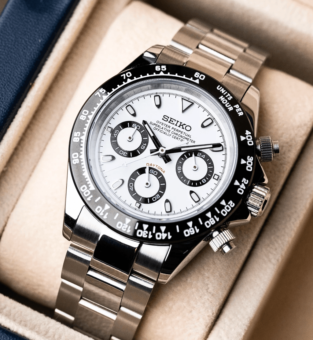 Seiko Mod Daytona Panda - Watches By Cody