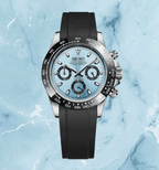 Seiko Mod Daytona Panda Ice Blue Ceramic - Watches By Cody