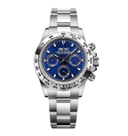 Seiko Mod Daytona Platinum Blue - Watches By Cody