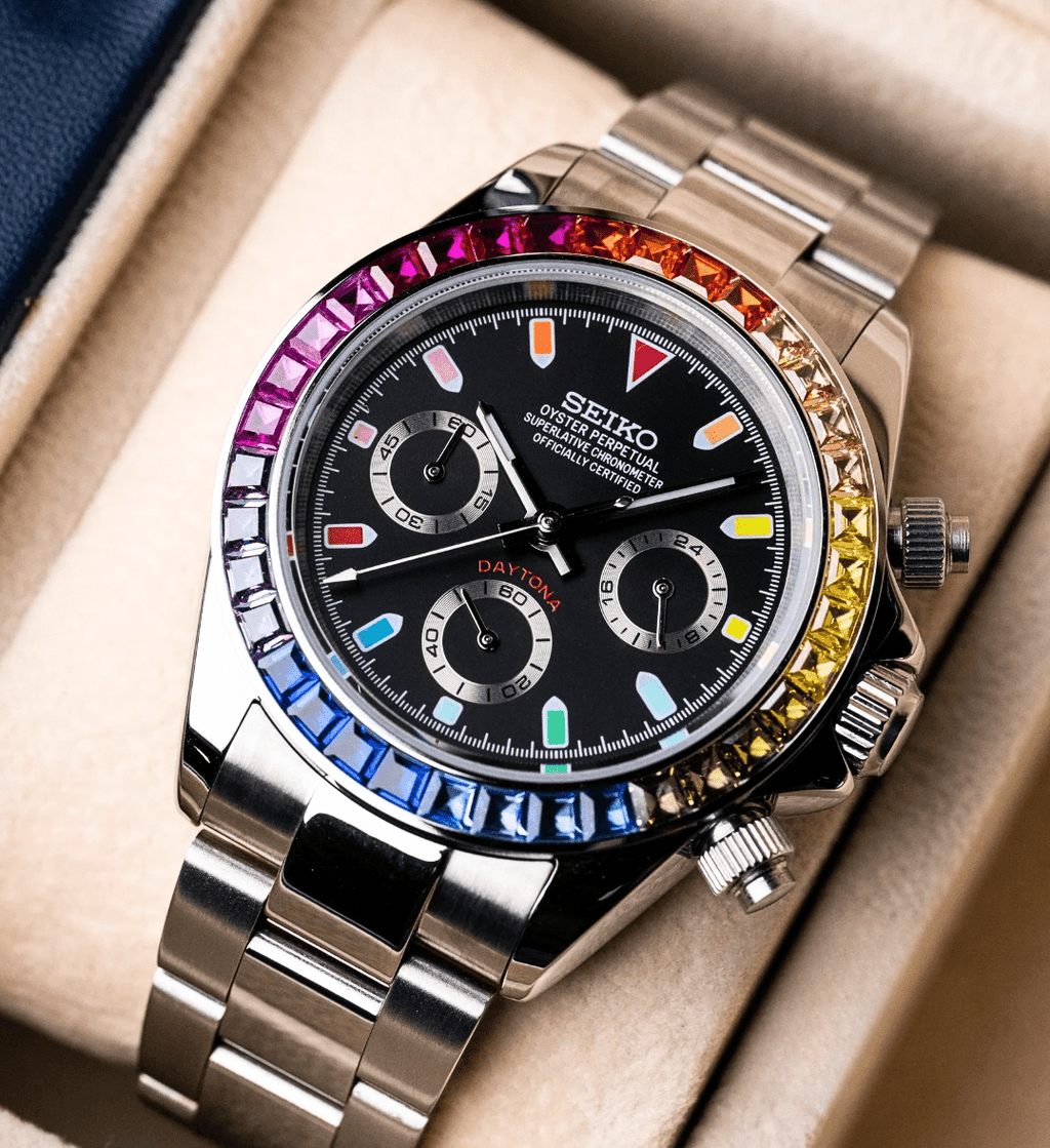 Seiko Mod Daytona Rainbow - Watches By Cody
