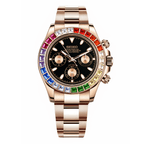 Seiko Mod Daytona Rainbow Rose Gold - Watches By Cody