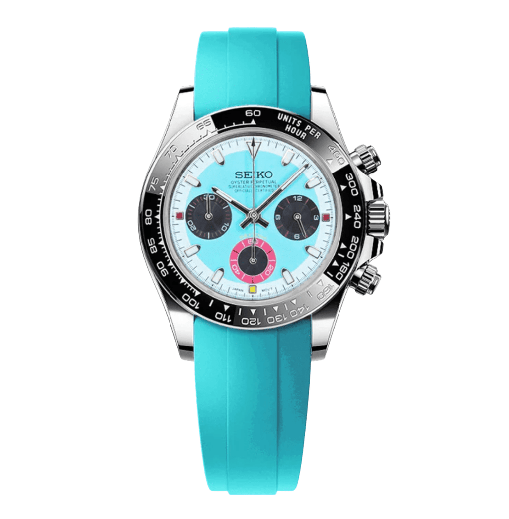 Seiko Mod Daytona Red Racer Tiffany - Watches By Cody
