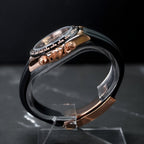 Seiko Mod Daytona RG Black - Watches By Cody