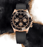 Seiko Mod Daytona RG Black - Watches By Cody