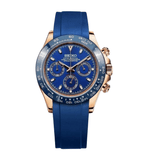 Seiko Mod Daytona RG Blue - Watches By Cody