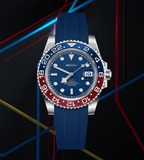 Seiko Mod GMT Blue Pepsi - Watches By Cody
