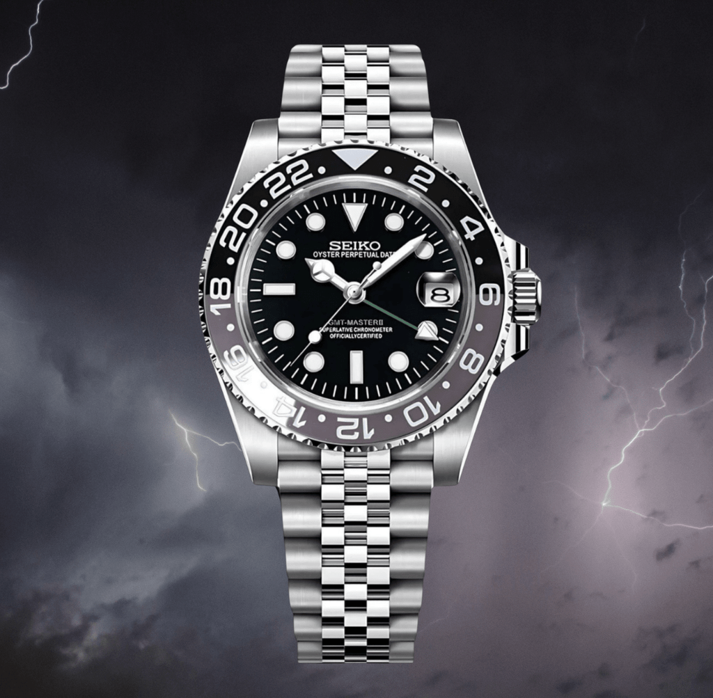 Seiko Mod GMT Bruce Wayne - Watches By Cody
