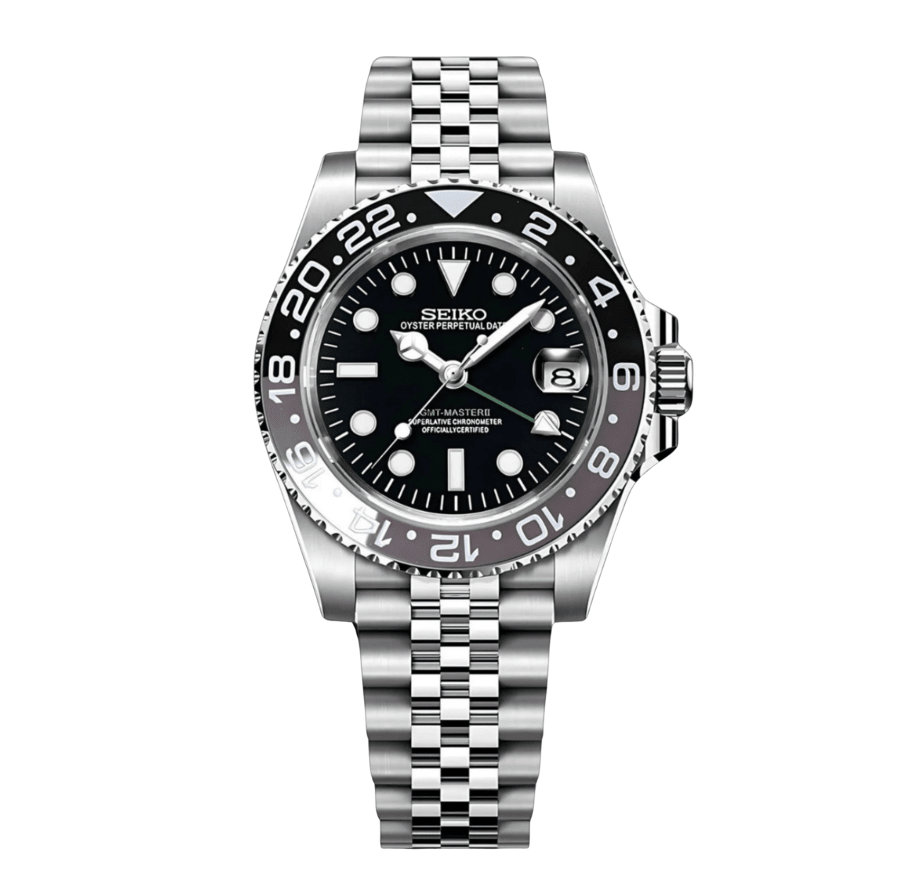 Seiko Mod GMT Bruce Wayne - Watches By Cody