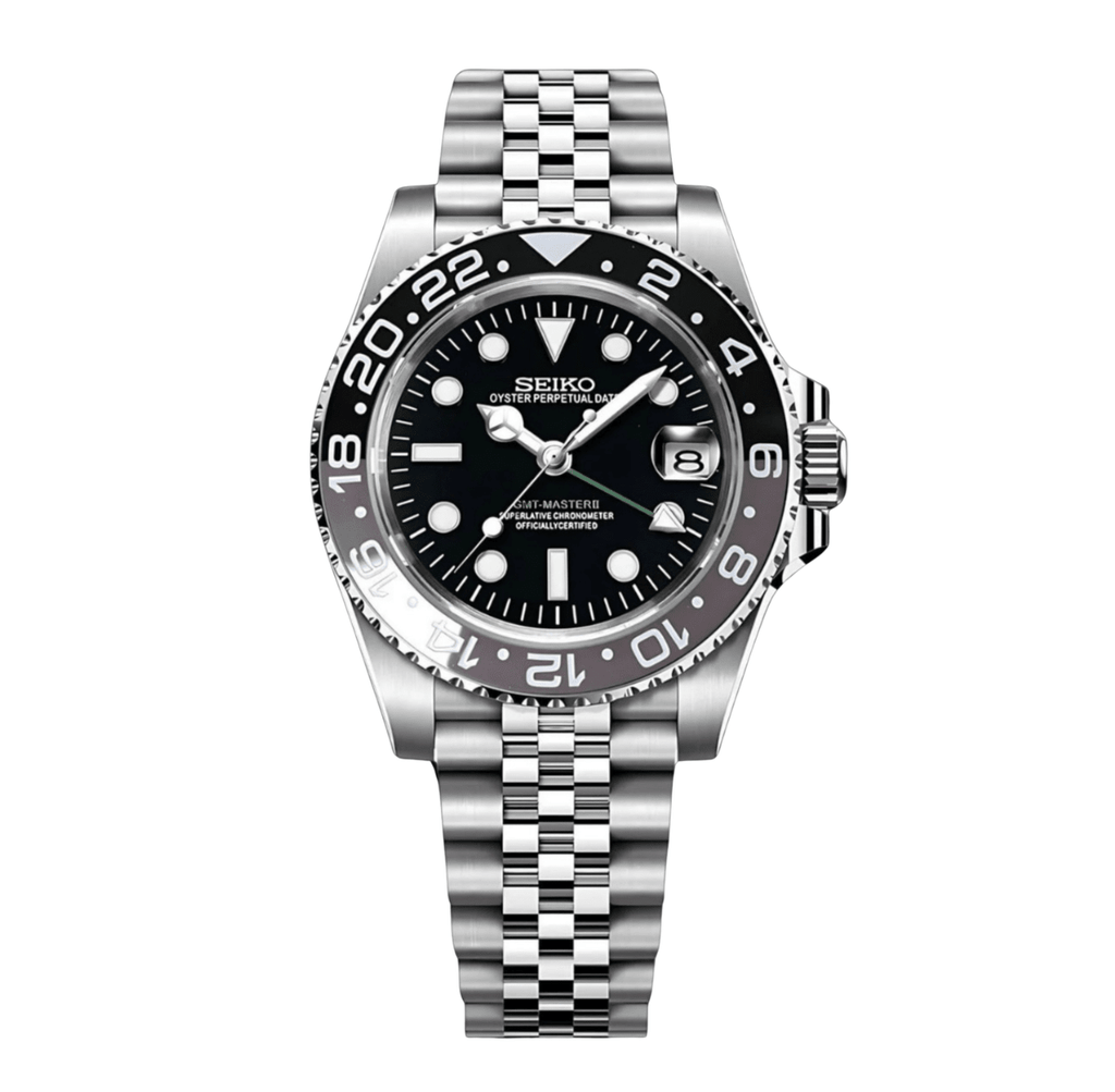 Seiko Mod GMT Bruce Wayne - Watches By Cody