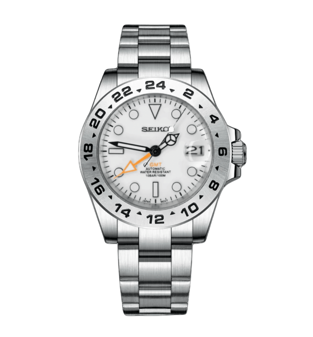Seiko Mod GMT Explorer II - Watches By Cody