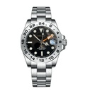 Seiko Mod GMT Explorer II Black - Watches By Cody