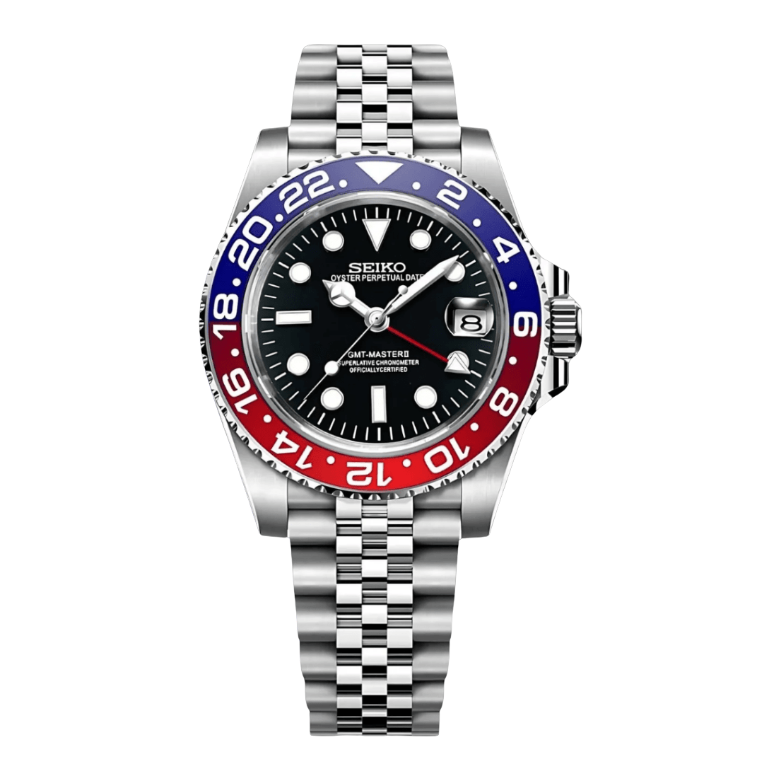 Seiko Mod GMT Pepsi - Watches By Cody