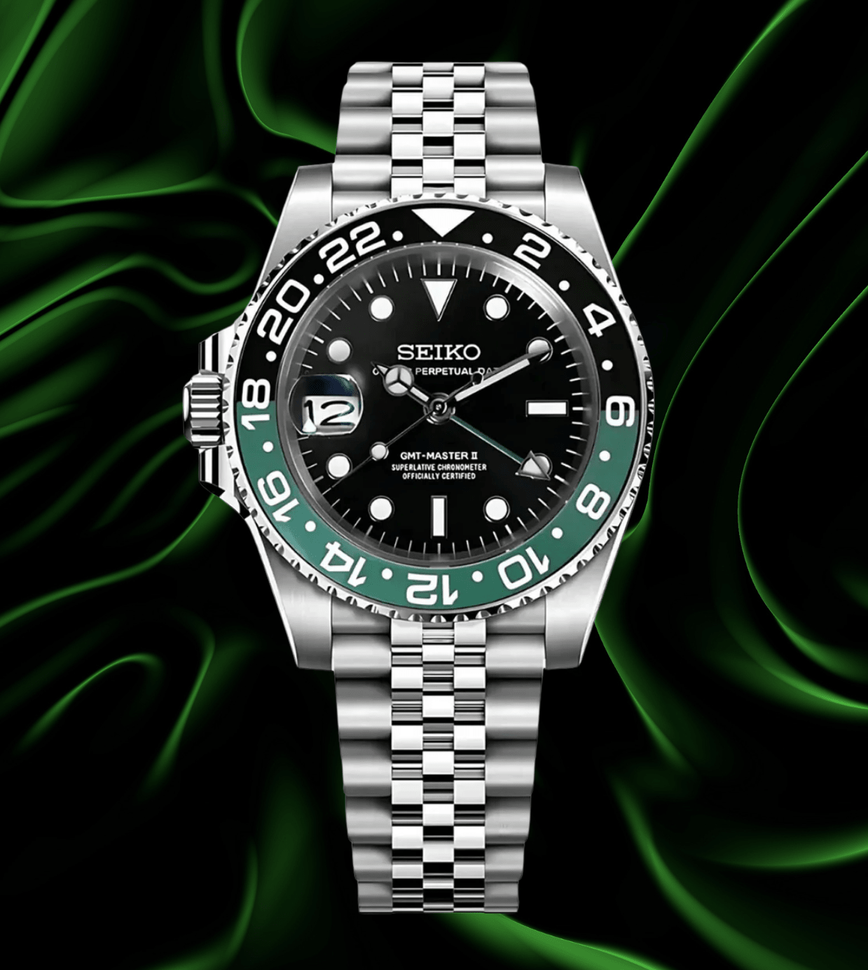 Seiko Mod GMT Sprite - Watches By Cody