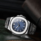 Seiko Mod Nautilus Blue - Watches By Cody