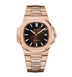 Seiko Mod Nautilus RG Chocolate - Watches By Cody