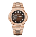 Seiko Mod Nautilus RG Open Heart - Watches By Cody